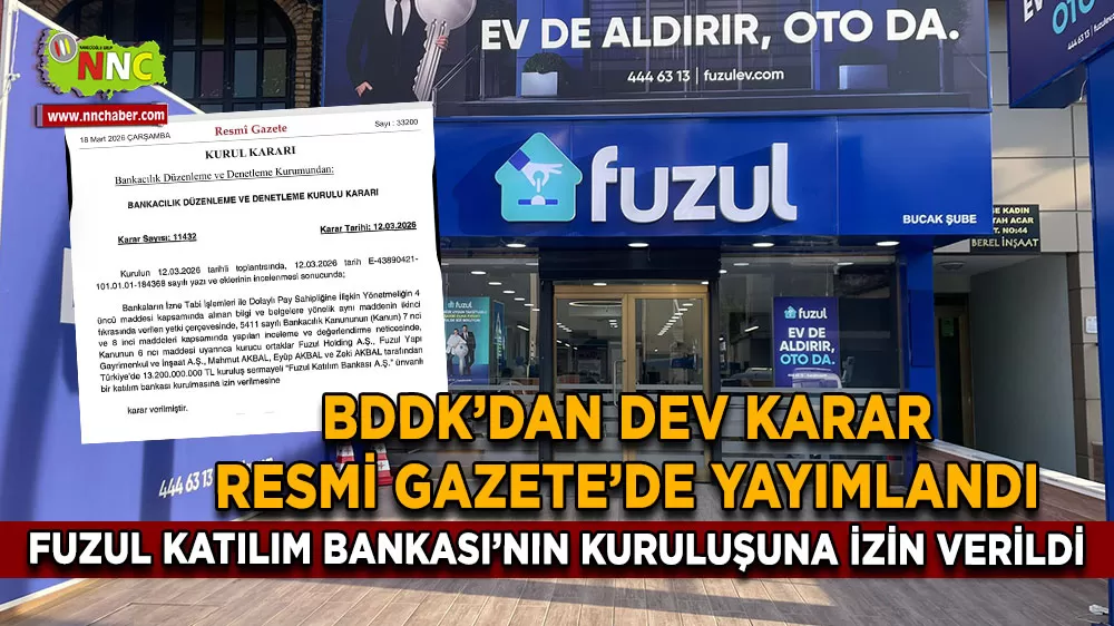 BDDK onayladı! Fuzul Katılım Bankası kuruluyor
