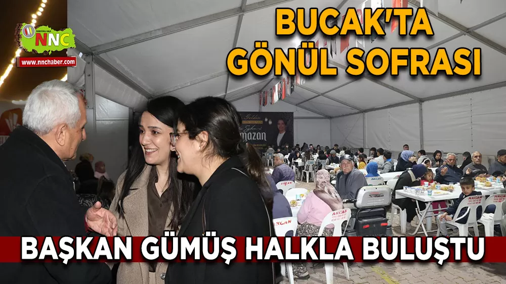 Bucak Belediyesi iftar çadırında buluşma
