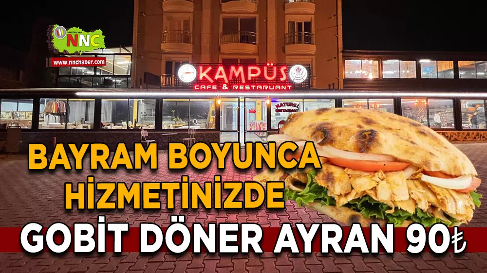 Bucak Kampüs Kafe bayram boyunca hizmet veriyor