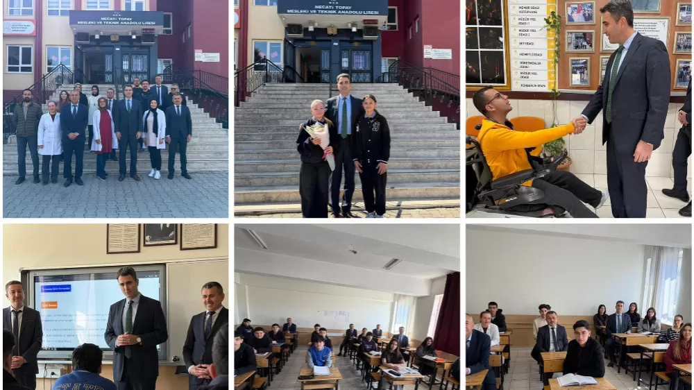 Bucak Kaymakamı Can Kazım Kuruca'dan Necati Topay MTAL'ye Ziyaret