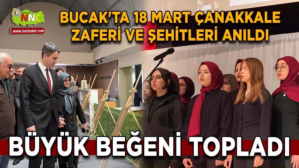 Bucak'ta 18 Mart Çanakkale Zaferi ve Şehitleri anıldı