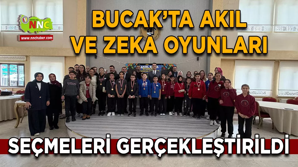 Bucak’ta akıl ve zeka oyunları ilçe seçmeleri gerçekleştirildi