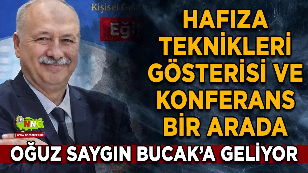 Bucak’ta eğitim ve aile konferansı düzenlenecek Eğitimci yazar Oğuz Saygın sevenleriyle buluşacak