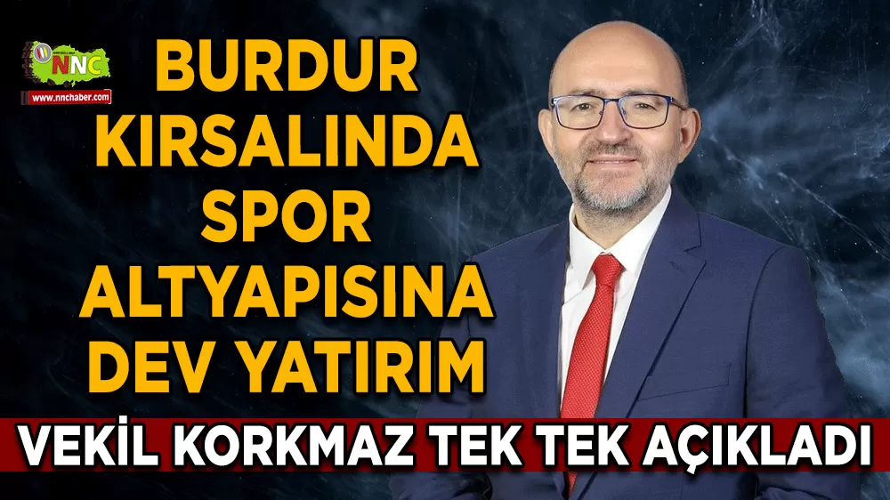 Burdur kırsalında spor altyapısına dev yatırım