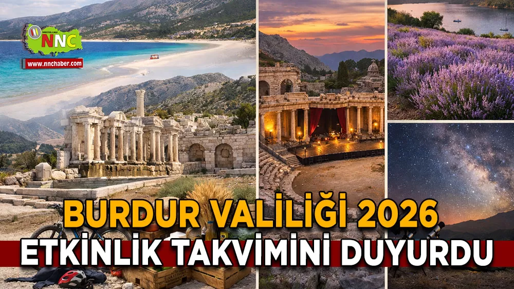 Burdur Valiliği 2026 etkinlik takvimini duyurdu