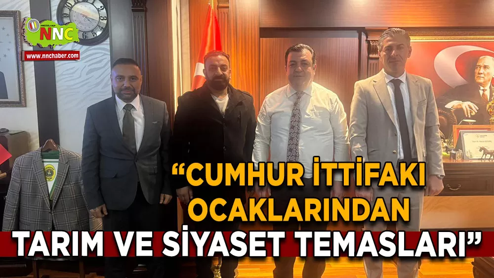 Cumhur İttifakı Ocakları Genel Başkanı Aydoğan’dan Ankara’da tarım ve siyaset mesaisi