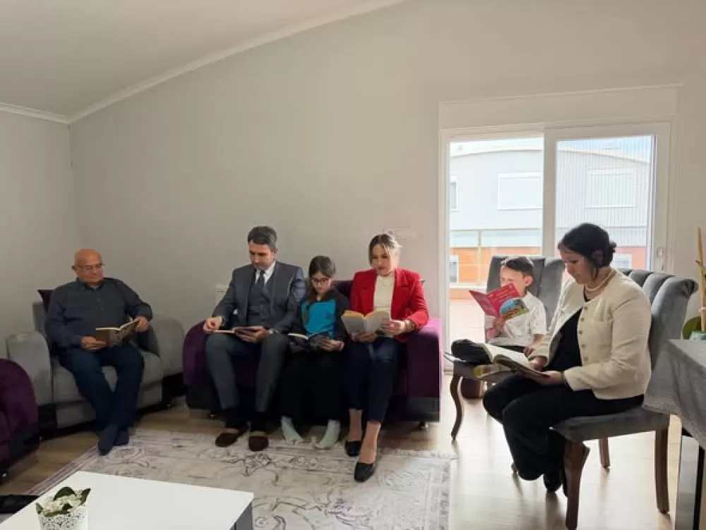 Kaymakam Kuruca’dan 'Bir Fincan Kahve Bir Adım Gelecek' projesi kapsamında aile ziyareti