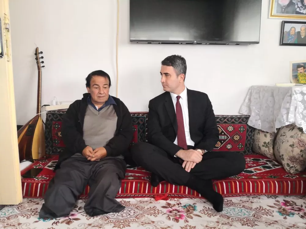 Bucak Kaymakamı Kuruca'dan Gazi Şaban Uysal'a ziyaret