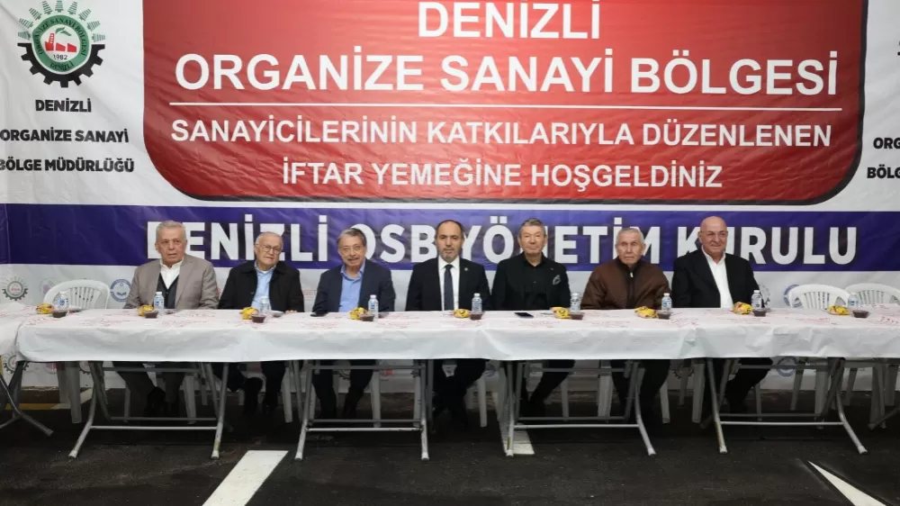 Denizli OSB Yönetim Kurulu Başkanı Baltalı ve iş insanları iftarda öğrencilerle buluştu