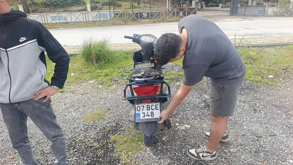 Manavgat'ta plakasını kapatan sürücüye rekor ceza 223 Bin TL'den oldu