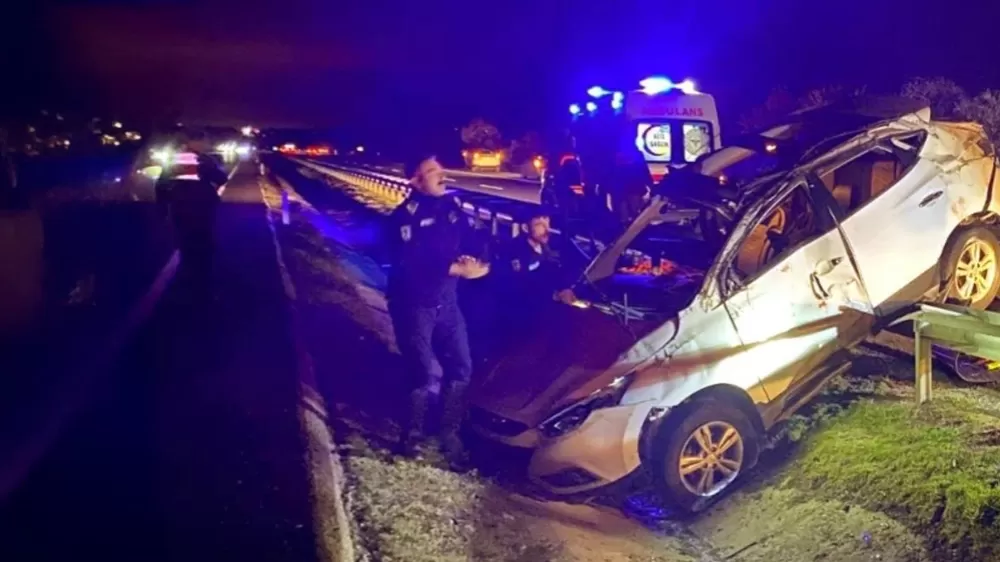 Eskişehir karayolunda feci kaza 2 kişi hayatını kaybetti