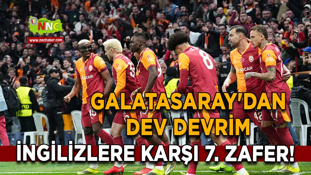 Galatasaray'dan dev devrim İngilizlere karşı 7. zafer!
