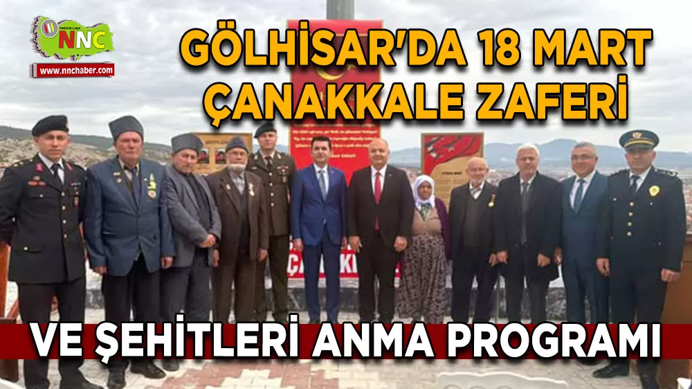 Gölhisar'da 18 Mart Çanakkale Zaferi ve Şehitleri Anma programı