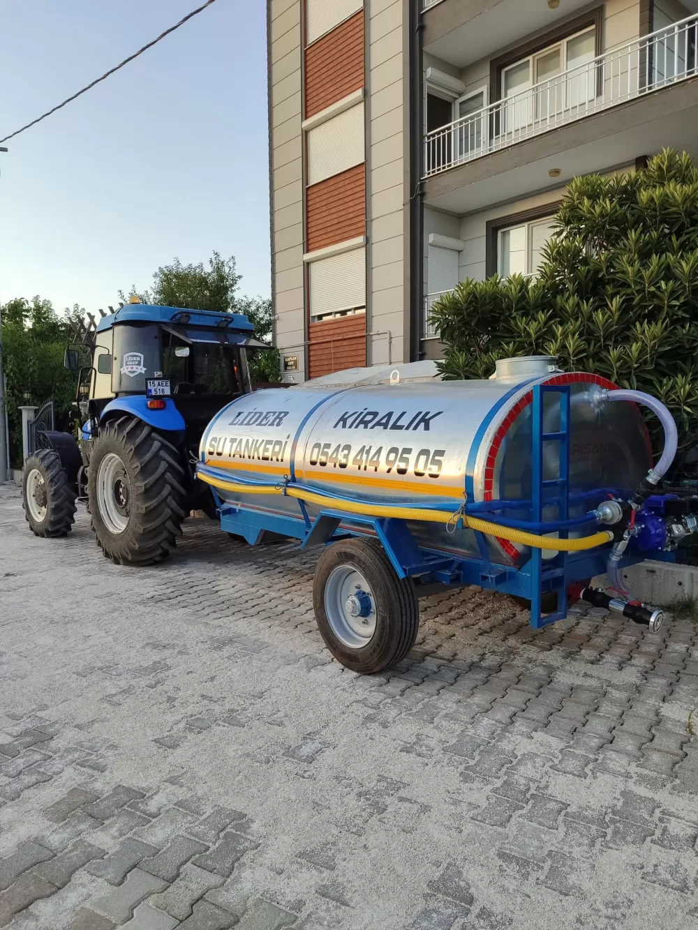 Bucak'ta susuzluğa 7/24 çözüm Lider su arazöz hizmete başladı