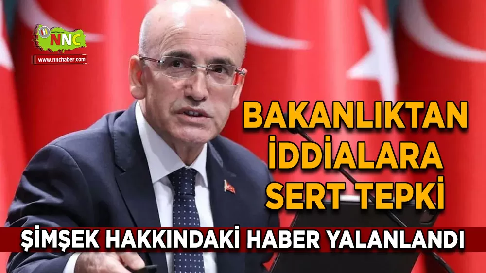 Hazine ve Maliye Bakanlığı'ndan Bakan Şimşek kakkındaki 'Ortaklık' iddialarına yalanlama
