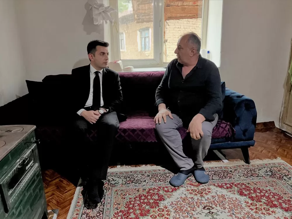 Kaymakam Çifci vatandaşlar iç içe! Hanelere konuk oldu