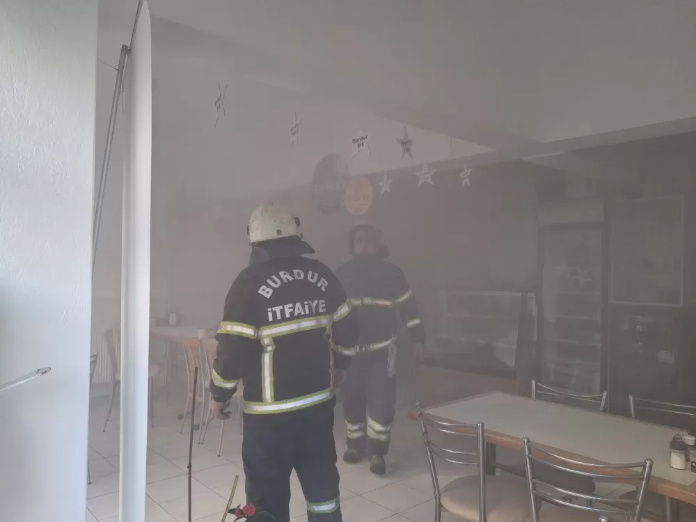 Burdur'da pide salonunda doğalgaz patlaması