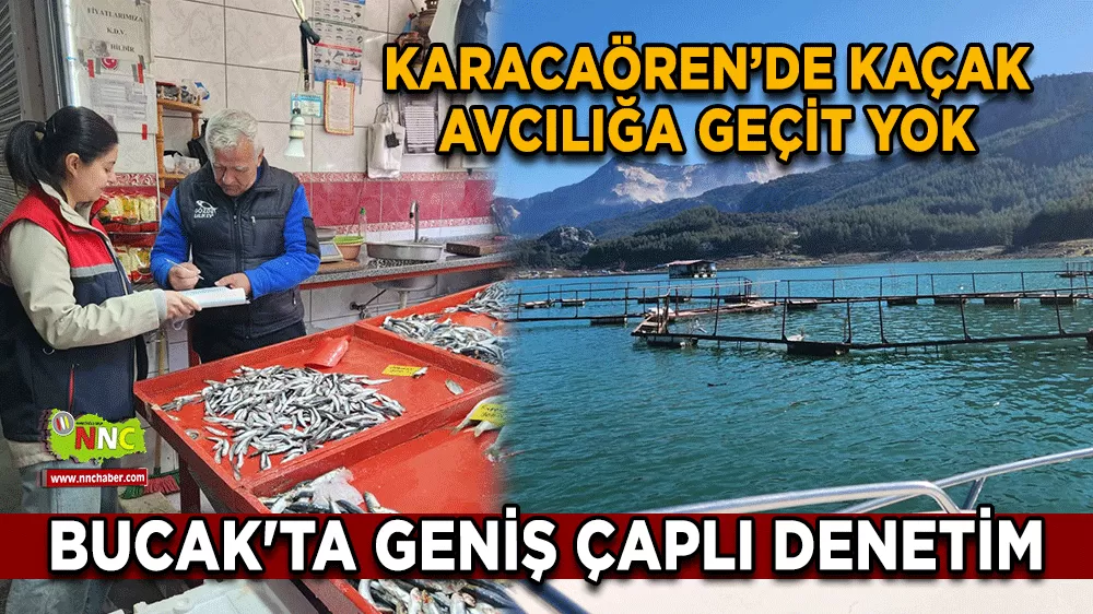 Karacaören’de kaçak avcılığa geçit yok Bucak'ta geniş çaplı denetim