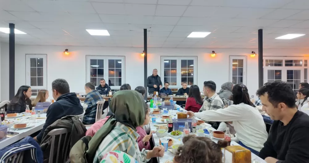 Yeşilova Kaymakamı Turan emniyet personeli ve aileleriyle iftarda buluştu