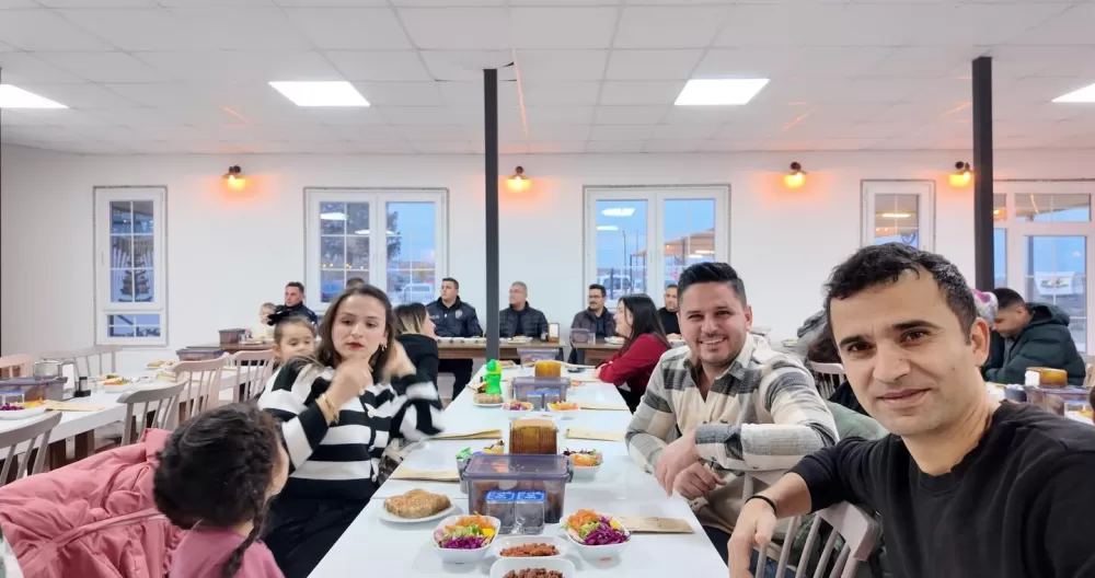 Yeşilova Kaymakamı Turan emniyet personeli ve aileleriyle iftarda buluştu
