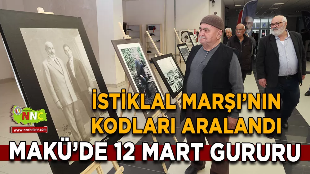 MAKÜ’de 12 Mart gururu İstiklal Marşı’nın kodları aralandı