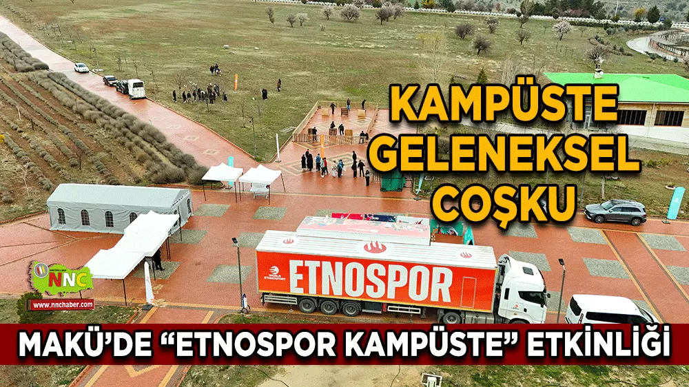 MAKÜ’de geleneksel spor rüzgarı 'Etnospor Kampüste' etkinliği başladı