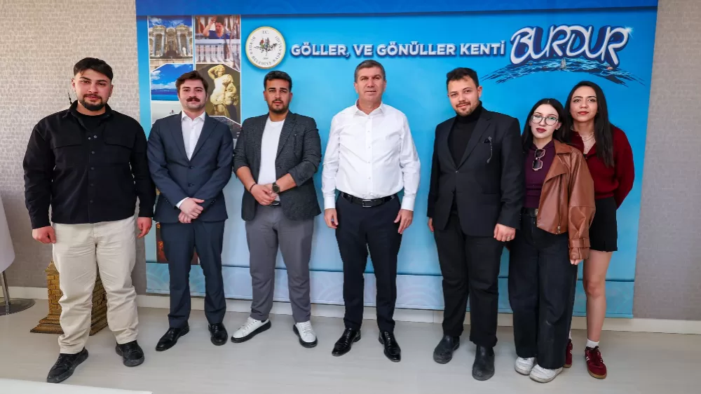 MAKÜ Öğrencilerinden Burdur Belediye Başkanı Orkun Ercengiz'e Ziyaret