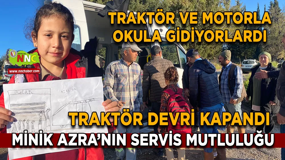 Manavgat’ta traktör kasasında okul yolculuğu sona erdi İlkokul öğrencilerine servis tahsis edildi