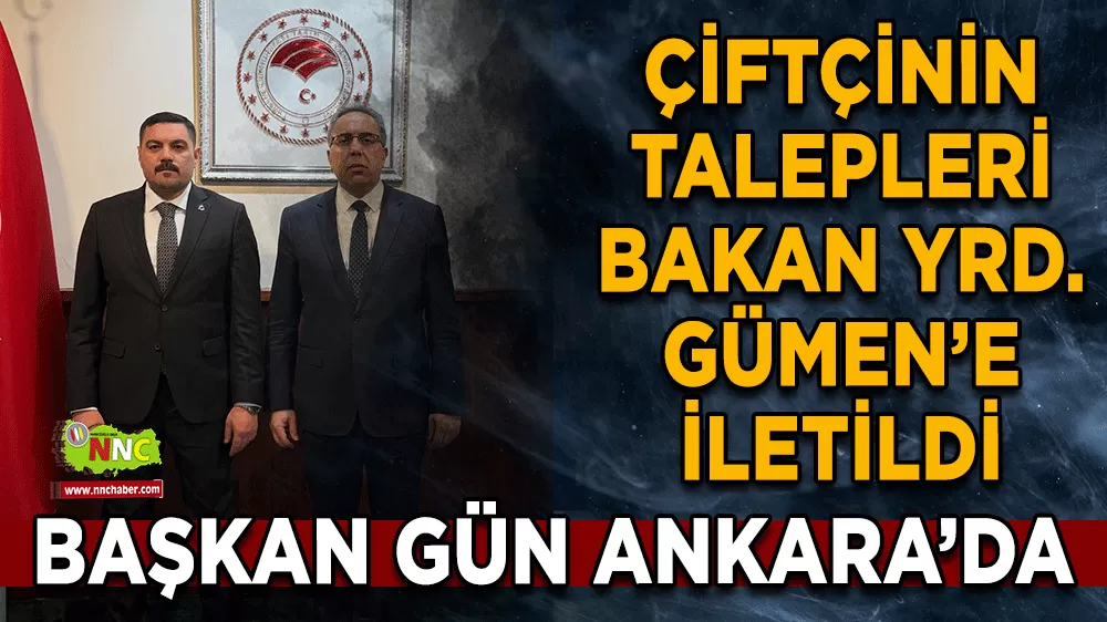 MHP Burdur'dan Tarım ve Orman Bakanlığına ziyaret