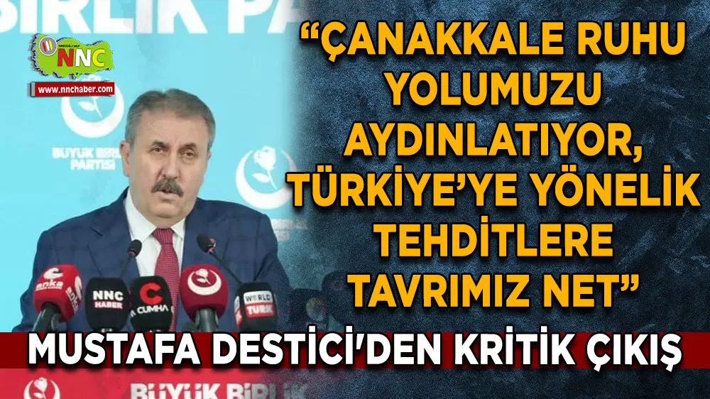 Mustafa Destici'den kritik çıkış Tavrımız nettir!