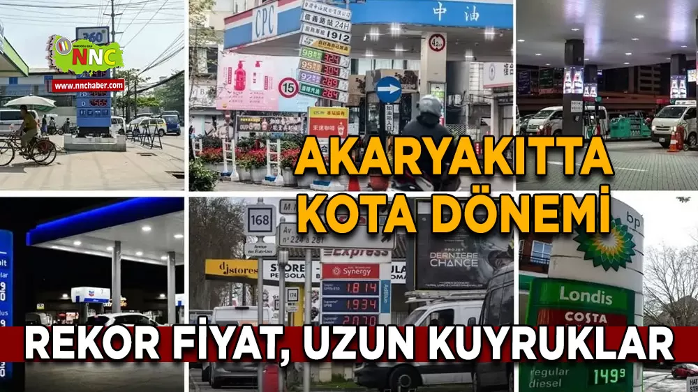 Myanmar'da akaryakıt krizi Fiyatlar zirveye çıktı, kota uygulaması başladı