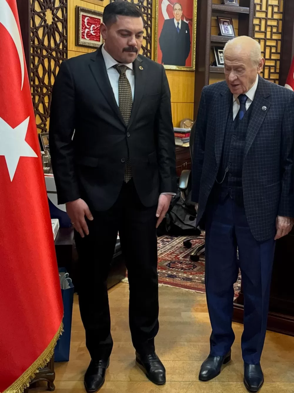 MHP Burdur İl Başkanı Mustafa Gün’den Devlet Bahçeli’ye bayram ziyareti