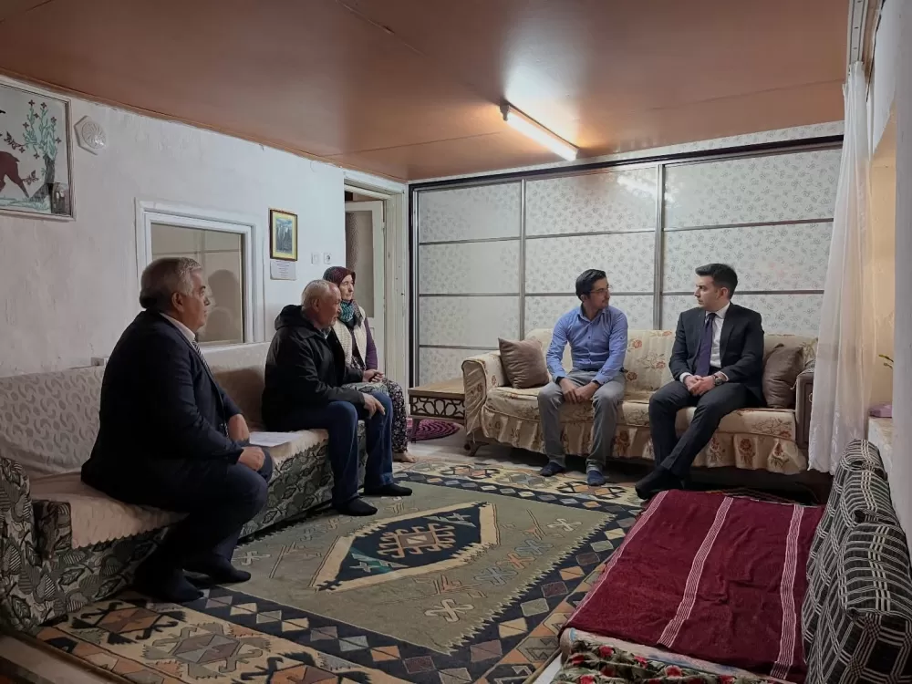 Kaymakam Çifci vatandaşlar iç içe! Hanelere konuk oldu