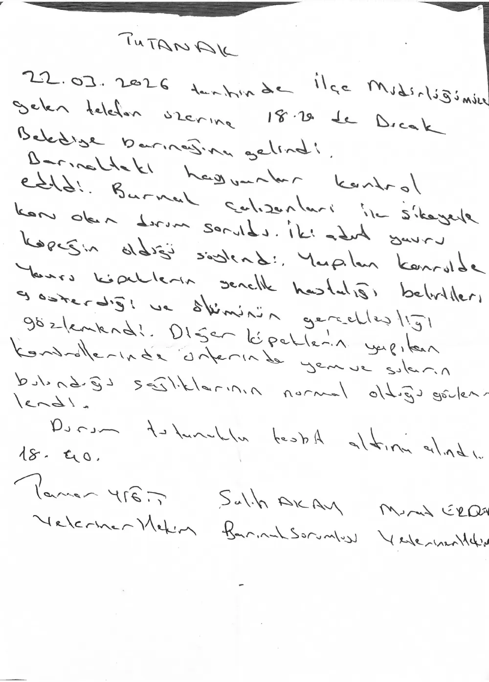 Bucak hayvan barınağına ilişkin resmi tutanaklar ortaya çıktı