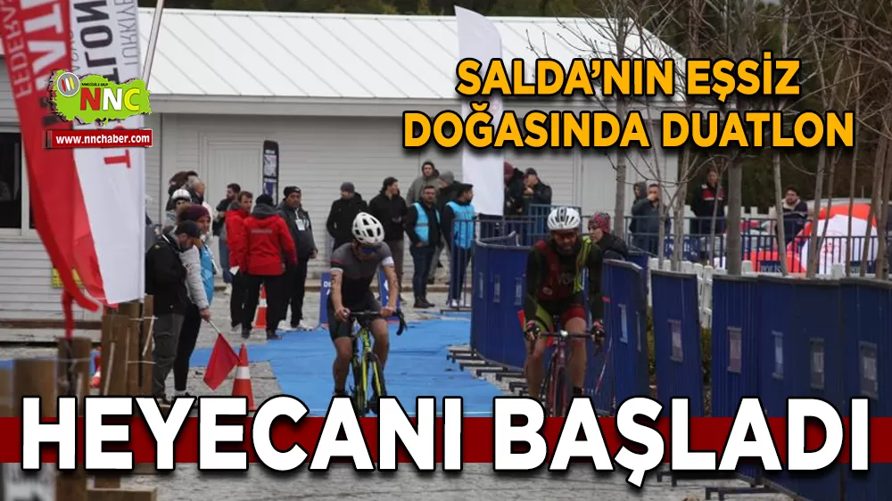 Salda’nın eşsiz doğasında Duatlon heyecanı başladı