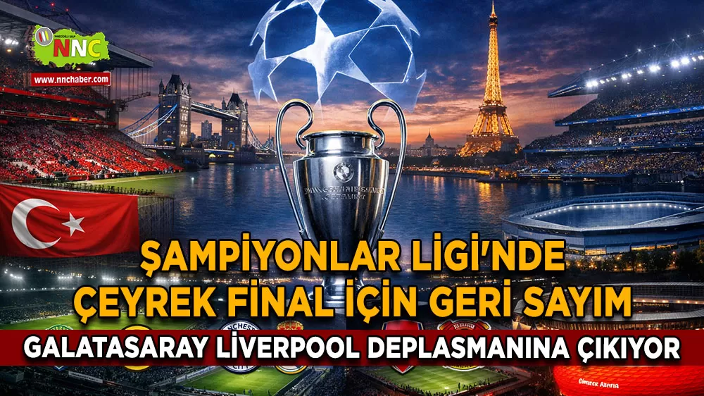 Şampiyonlar Ligi'nde çeyrek final için geri sayım Galatasaray Liverpool deplasmanına çıkıyor