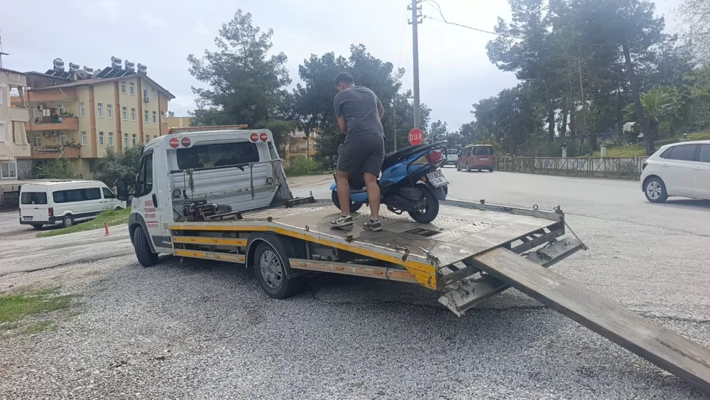 Manavgat'ta plakasını kapatan sürücüye rekor ceza 223 Bin TL'den oldu