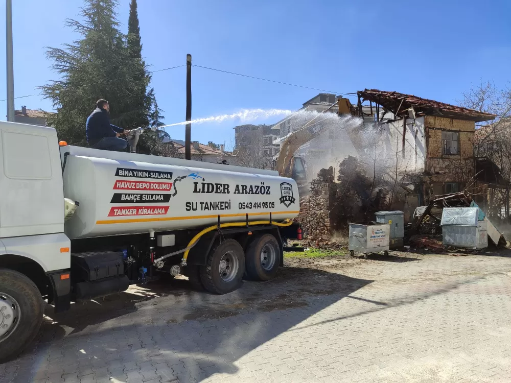 Bucak'ta susuzluğa 7/24 çözüm Lider su arazöz hizmete başladı