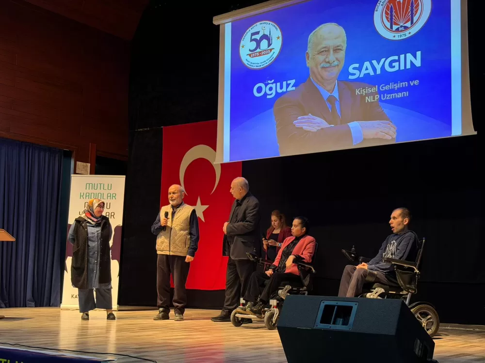 Bucak’ta eğitim ve kişisel gelişim buluşması Oğuz Saygın’dan ilham veren konferans