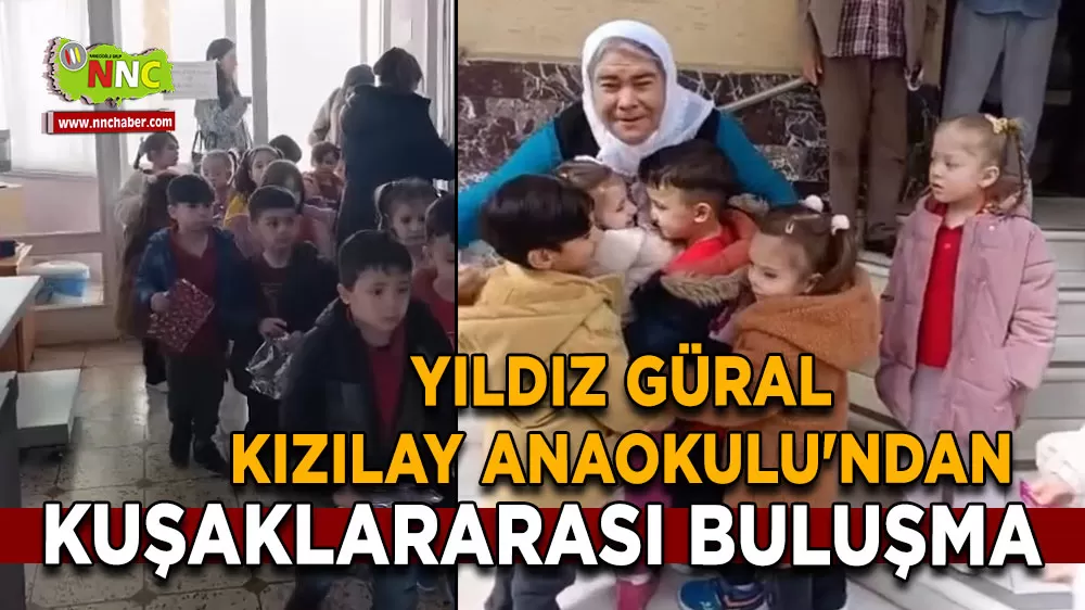 Yıldız Güral Kızılay Anaokulu öğrencilerinden yaşlılara anlamlı ziyaret
