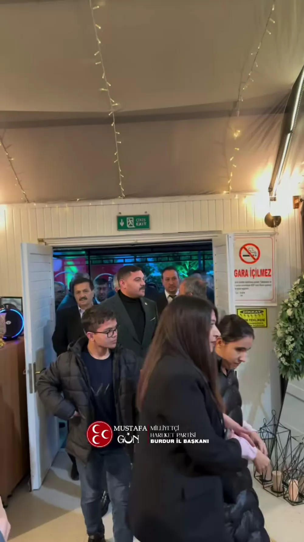 MHP Burdur İl Başkanı Mustafa Gün Bucak'ta İftar Programına Katıldı