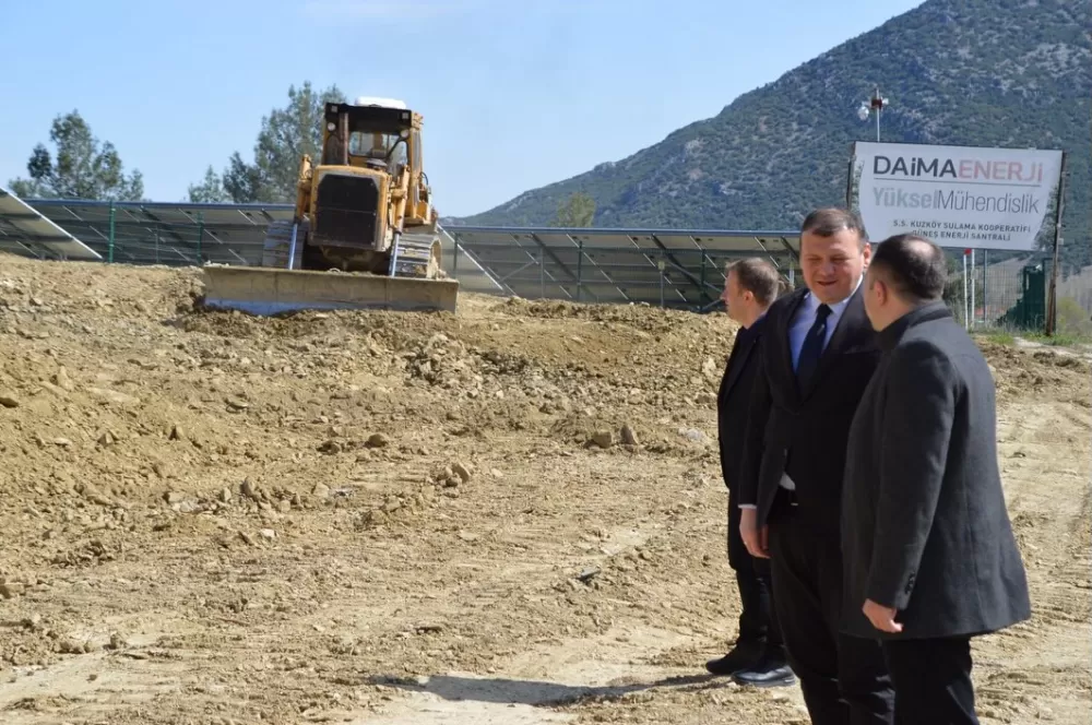 Kaymakam Türk ve Genel Sekreter Ertilav Çeltikçi’de çalışmaları yerinde inceledi