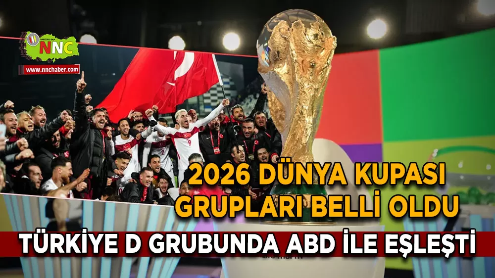 2026 Dünya Kupası grupları belli oldu Türkiye D grubunda ABD ile eşleşti