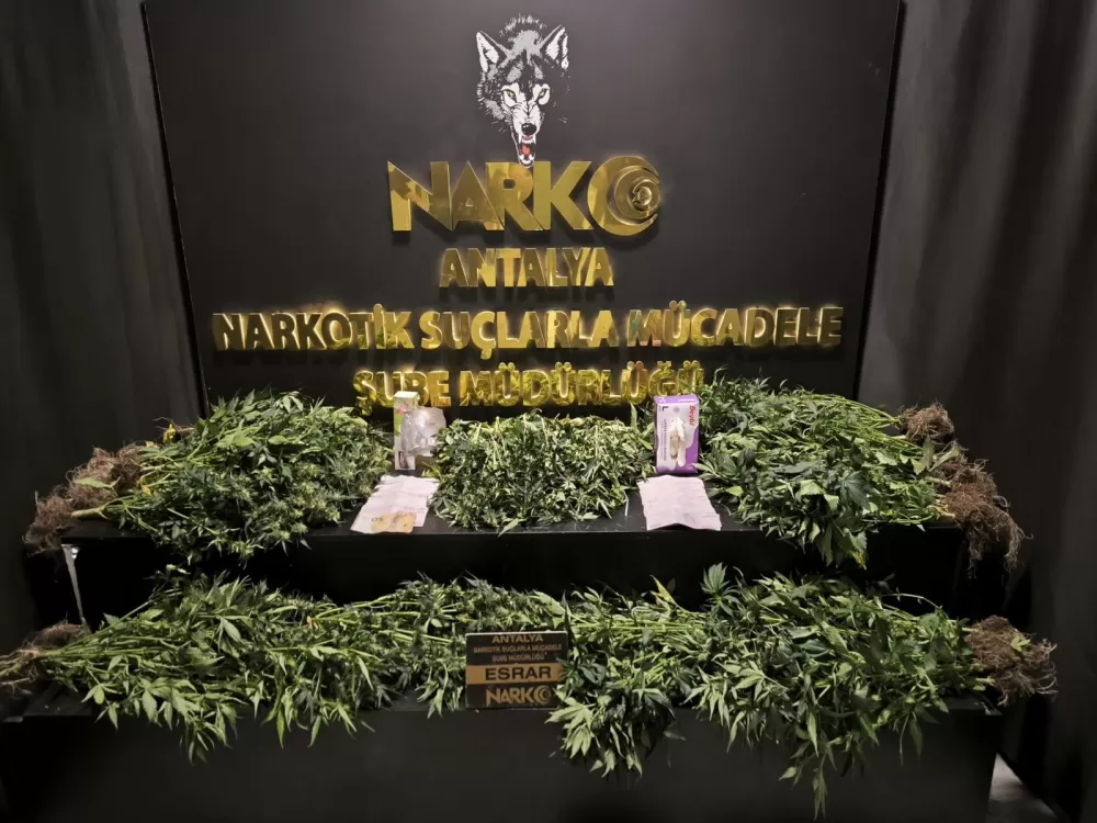 Antalya'da dev narkotik operasyonu 22 zanlı tutuklandı