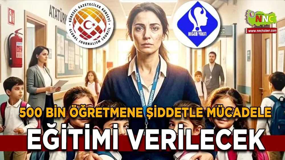 500 bin öğretmene şiddetle mücadele eğitimi verilecek