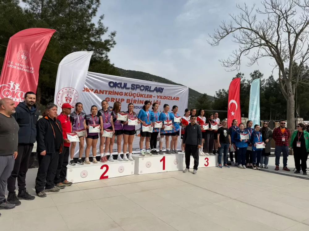 Bucak’ta oryantiring heyecanı 17 İlden 400 sporcu kıyasıya yarıştı