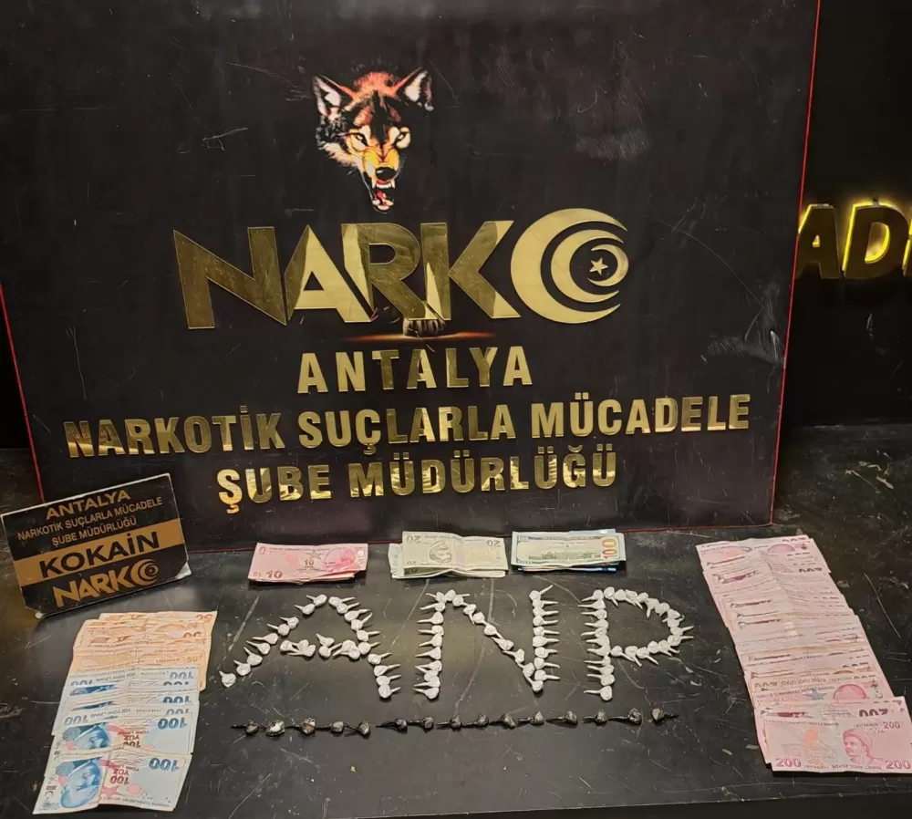 Antalya'da dev narkotik operasyonu 22 zanlı tutuklandı