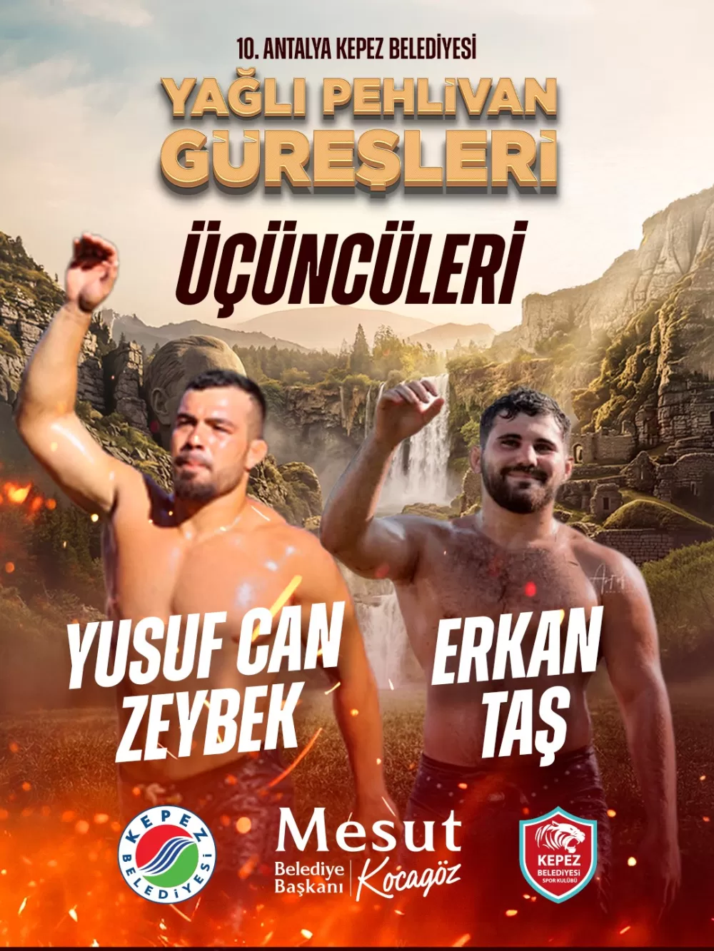 2026 yılı yağlı pehlivan güreşlerinin ilk Başpehlivanı Antalya Kepez'de belli oldu 