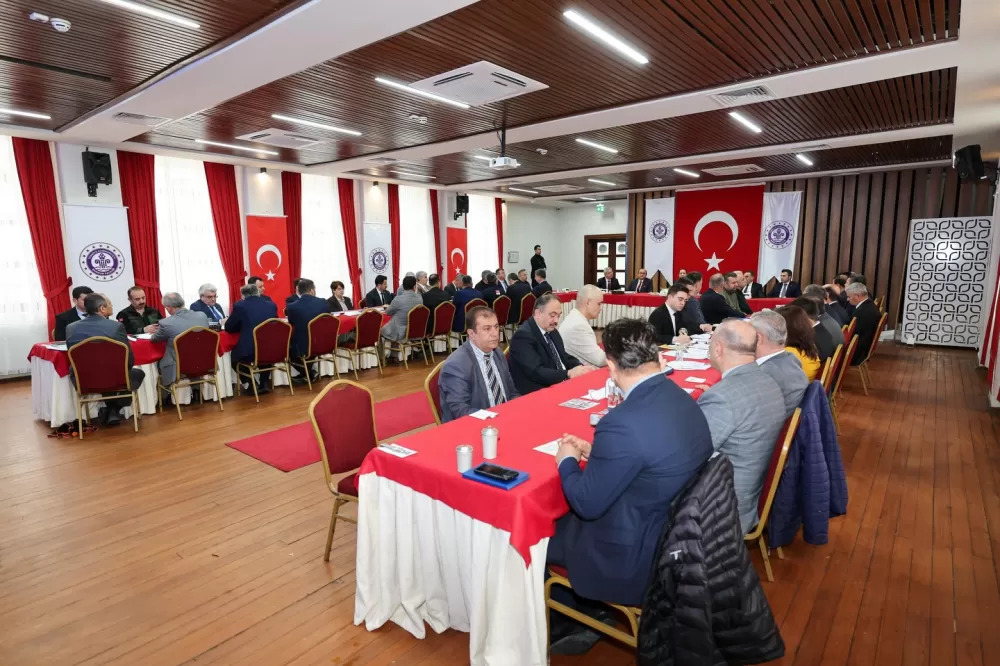Vali Bilgihan başkanlığında il idare şube başkanları toplandı