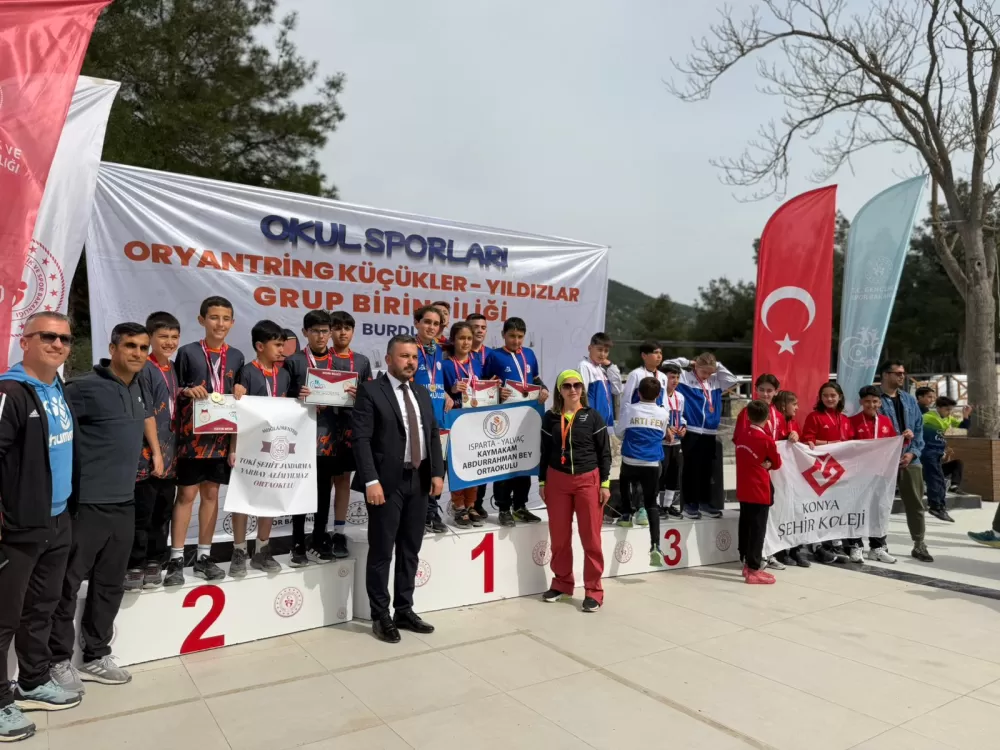 Bucak’ta oryantiring heyecanı 17 İlden 400 sporcu kıyasıya yarıştı